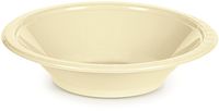 Creative Converting 28161051 PREMIUM PL BOWLS 12 OZ, 12oz, Ivory