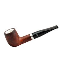 Gasparini Orange Billiard Briar Brown Meerschaum Lined Tobacco Smoking Pipe