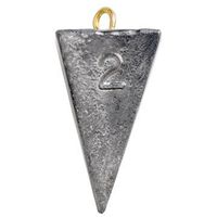 Bullet Weights Pyramid Fishing Sinker (3-Pack), 4-Ounce