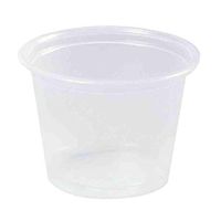 DCC Conex Complements Portion/Medicine Cups, 1oz, Clear, 125/Bag, 20 Bags/Carton (100PC)