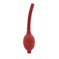 Abyclean Anal Douche Enema Bulb Disposable Vaginal Douche Enema Cleaner with Red Nozzle for Women’s or Man’s Health (80ml Brown)