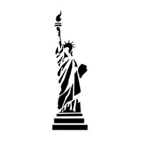 Leon Online Box Statue of Liberty New York - Tribal Decal [Choice] Vinyl Sticker for Car, Bike, iPad, Laptop, MacBook, Helmet
