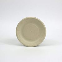 Total Papers, 6" Round Plate, 100 per case. Environmentally Responsible 100% Biodegradable, Compostable Wheat Straw Fiber (NOT white color Bagasse, NOT Bleached) Tree Free
