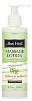 Bon Vital' Therapeutic Touch Massage Lotion Made with Olive Oil to Repair Dry Skin & Soothe Sore Muscles, Best Skin Therapy Lotion, Moisturizes Skin During Massages for Smooth, Soft Skin, 8 Oz Bottle