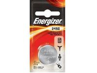 Cr2450 Energizer 3 Volt Lithium Coin Cell Battery (On Card)