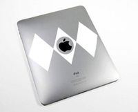 Horizontal Diamond Pattern - 7" White iPad Tablet Decal