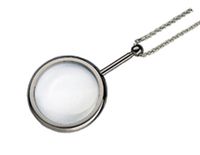 3.5X Eschenbach Pendant Magnifier Chrome Plated