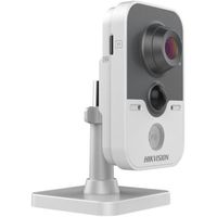 Hikvision IR Cube Network Camera DS-2CD2412F-IW - Network Surveillance Camera - Outdoor - Color (Day&Night) - 1.3 MP - 1280 X 960 - Wi-Fi - Gray, White