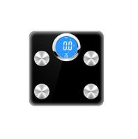 Body Fat Scale Smart Bluetooth Body Fat Scale Household Weight Scale Health Precision Body Scale 3,Black