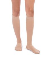 Jomi Compression Knee High Stockings Collection, 30-40mmHg Surgical Weight Closed Toe 320 (Medium, Beige)