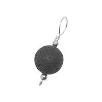 Lava Stone Diffuser Necklace Sterling Silver