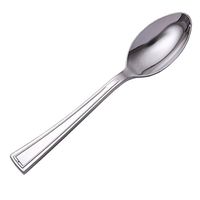 WNA Reflections 40 Count Bagged Select Spoons, Silver