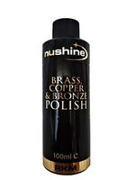 Nushine Brass, Copper & Bronze Polish 3.4 Oz - Ecofriendly, Solvent Free & Contains Anti Tarnish Agent to delay Future Tarnish