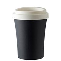 Hflove Plastic Swing Lid Trash Bin Toilet Trash Can (Black)