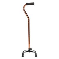 WXL Crutches - Four-Legged Old Man Walking Stick Anti-Slip Telescopic Aluminum Four-Corner Walking Stick