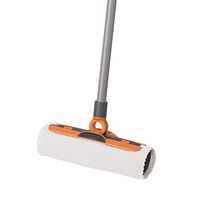 Casabella Flex-O Sweeper with 3 Cloths, Graphite and Orange