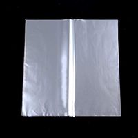 FineInno 70 Sheets Clear Cellophane Wrapping Paper Square Shaped OPP Plastic Treat Bags for Candy Biscuits Friut Basket Flower Packaging, 17.7inch(45cm)