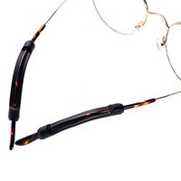 5 Pairs Eyeglass Nose Pads and 5 Pairs Eyeglass Strap Holder Temple Tips,Silicone Spectacle Anti-Slip Elastic Comfort Glasses Retainers for Spectacle Sunglasses Reading Glasses Eyewear Black