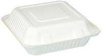 Hefty Earth Choice 3-Compartment Containers, 9 Inch, 50 Count