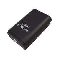 Waltzmart Rechargeable 3600mAh Battery Pack For XBOX 360 Wireless Controller Black