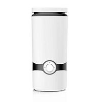 CWH&WEN Premium Essential Oil Diffuser, 5 in 1 Ultrasonic Aromatherapy Fragrant Oil Vaporizer Humidifier, Timer and Auto Off Safety Switch,Silver