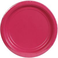 Party Color Paper Plates Hot Pink 9 40 Count