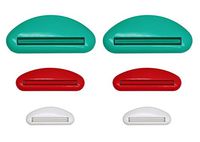 Excelity 6 Sets Tube Squeezer Clip for Toothpaste, Hair Salon, Hand Cream, Paint Tube, Cosmetics, Easy Press & Reduces Waste