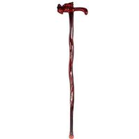 Freedom Engraving Faucet Wooden Cane, Handmade/Non-Slip/Will Not be Deformed/Grip Comfortable/255.590 cm