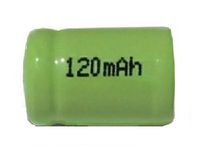 3 x 1/3 AAA NiMH Flat Top Batteries (120 mAh)