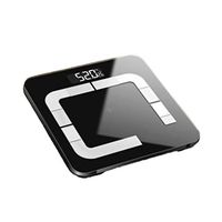 DYW Digital Scale Smart Bathroom Scales Home Weight Loss Weights Digital Body Fat Scale 180KG (Color : Black)