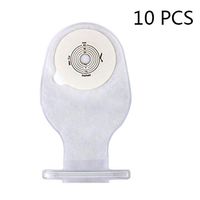 QWERT Co. Wang Reusable Disposable Ostomy Bags 10 One Piece Drainable Ostomy Colostomy Ileostomy Pouch