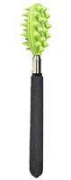 Cactus Back Scratcher On a Stick (Green) | 26" Sturdy Metal Retractable Back Scratcher | 2 Sides: Aggressive and Soft Spikes | Scratching Stick: Perfect for Men or Women, Great Office Gift …