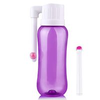 Peri Bottle for Postpartum Care, Tinabless 17oz Portable Bidet with 2 Replaceable Cleaning Nozzles, MomWasher for Perineal Recovery and Cleansing After Birth, Shower Gift with Travel Bag