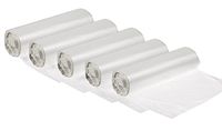 Fit 40,41,42,43,44,45 Gallon, Large Sized, 14Mic, Garbage Trash Bag Wastebasket Plastic Can Liners for Multipurpose Everday Use, Home, Household,Office,Bathroom, Coffee Station- 125 Count