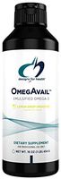 Designs for Health OmegAvail Smoothie - Lemon Drop TG Fish Oil Emulsion, Triglyceride Fish Oil (41 Servings / 16oz)