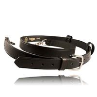 BOSTON LEATHER FIREMAN'S RADIO STRAP - Black - X-Large
