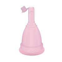 ACHICOO Women Outdoor Silicone Menstrual Cup Leakproof Menses Cup Pink S
