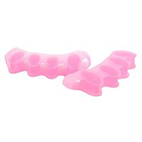 FMMXU 5/Set Toe Concealer Silicone Protector Thumb Eversion Blisters Prevention Protector Foot Care Toe Separator Nail Tool,Pink