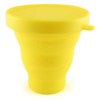 Dandelion Cup Menstrual Cup Sanitizing Container for Soaking and Cleaning Menstrual Cup - Yellow
