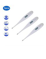 Digital Basal Thermometer, TONSEE Child Adult Body Digital LCD Thermometer Temperature Measurement USSP (White) (2 PCS)