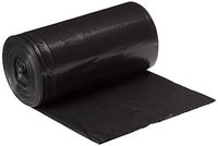 AmazonCommercial 23G Trash bags for Rubbermaid SlimJim - 1.1 MIL - Black - 150 Count