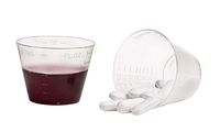 MaxEeze 400 Vanguard Disposable Graduated Plastic Medicine Cups, 1 OZ