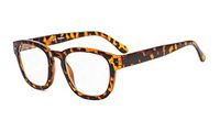 Eyekepper Reading Glasses Professor Vintage Style Reader Eyeglasses for Men Women Reading Tortoise +3.00