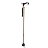 BLWX - Crutches - Old Man Walking Stick Cane Telescopic Light Folding Portable Old Man Crutches Multifunctional Contraction Crutch (Color : C)