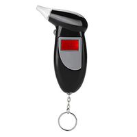 Breathalyzer - Keychain Breathalyzer LED Screen, Portable Breath Alcohol Tester for Personal & Professional Use with 5 Mouthpieces