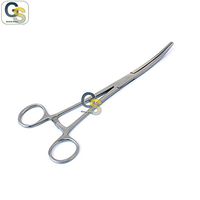 G.S STAINLESS STEEL ROCHESTER PEAN HEMOSTAT FORCEPS 6.25" CURVED ECONOMY GRADE