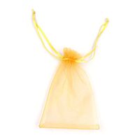 ATCG 200pcs 4x6 Inches Drawstring Organza Pouches Wedding Party Jewelry Favor Gift Candy Bags (Gold)