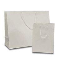 White Euro Bags | Quantity: 25 | Width: 12" Gusset - 5 1/2"
