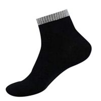 ISTU 1 Pair Mens Non Elastic 100% Pure Cotton Socks Comfort Soft Grip Diabetic