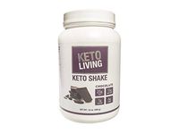 KetoLiving Chocolate Shake - 32 oz. Drink Powder - Low Carb High Fat Shake - Delicious & Creamy - Supports Ketogenic Lifestyle, Maintains Ketosis - Low Sugar - Gluten-Free - 15 Servings